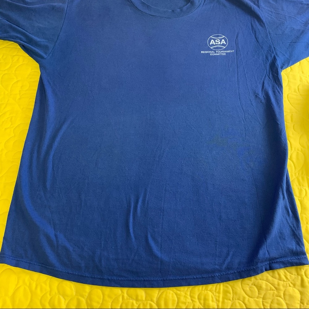 Vintage 90 Single Stitch Chest Emblem Baseball Tee Regional Tournament C… - Picture 10 of 13